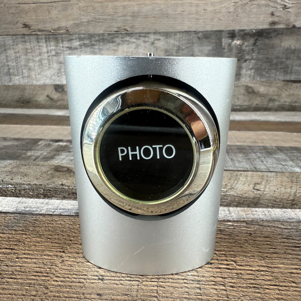 Photo Frame Mini Rotating Display & Clock Spinning Decoration 2x3